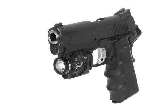 The TLR8 fits securely on a broad range of full-size and compact handguns